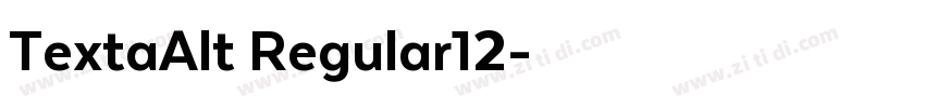 TextaAlt Regular12字体转换